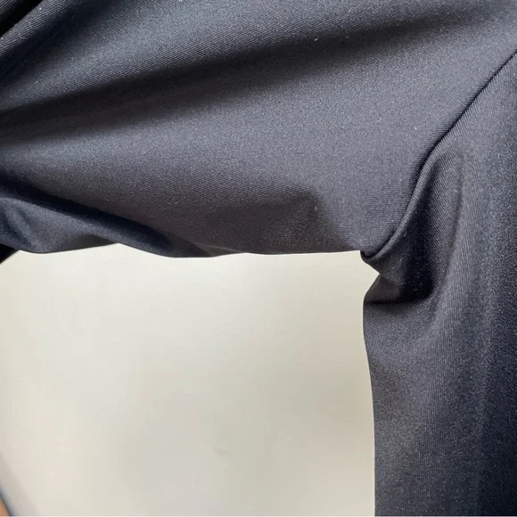 Tuckernuck Tnuck Sport Long Sleeve Caroline Polo Shirt in Black Size XL - Picture 5 of 9